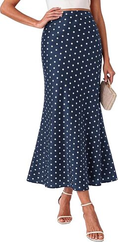 BTFBM Maxi Skirts for Women 2026 Summer Spring Lightweight A Line High Waisted Wedding Guest Party Silk Long Midi Skirt in Kuwait