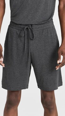 طقم بيجامة هنري مودال قصير للرجال من Eberjey، Charcoal Heather، M in Saudi Arabia
