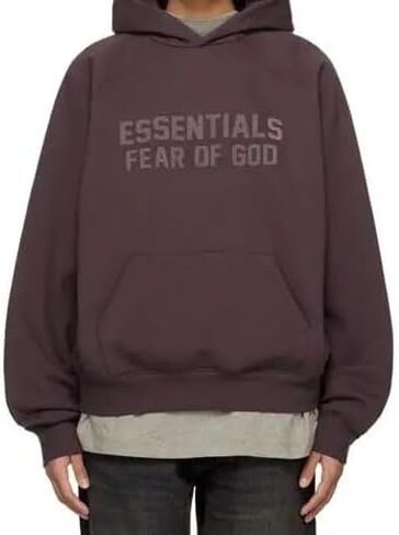 Essentials Pullover Hoodie, Cotton Blend, Adult Unisex, Oversized Men Size, One Size Down in Saudi Arabia