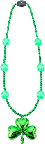 JOYIN St. Patrick's Day LED Shamrock Bead Necklace, Green Jumbo Bead Necklace for St. Patrick's Day Carnival Dress Up, Costume Party Accessories, Irish Decorations Favors in Saudi Arabia