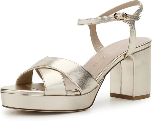 Stuart Weitzman Womens Dayna Platform 80 Light Gold 9 Medium in Saudi Arabia