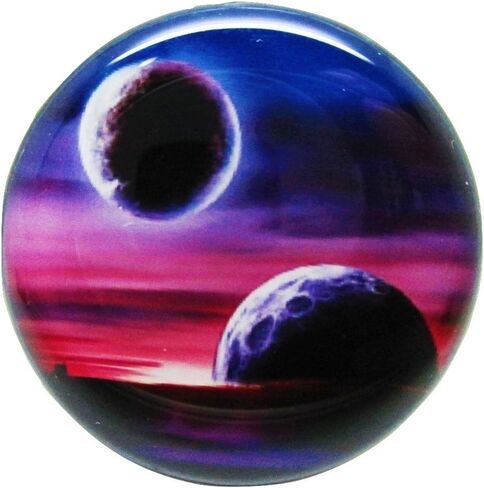 Purple Planets & Moon Ear Plugs - Acrylic Screw-On - 12 Sizes - Pair in Saudi Arabia