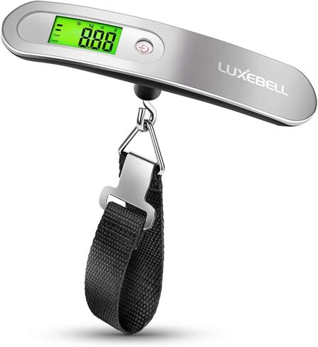 Digital Luggage Scale Vacation Travel Essentials Accessories Gifts for Traveler Portable Suitcase Handheld Weight Scale 110 lbs Hanging Baggage Travel Must Haves in Saudi Arabia
