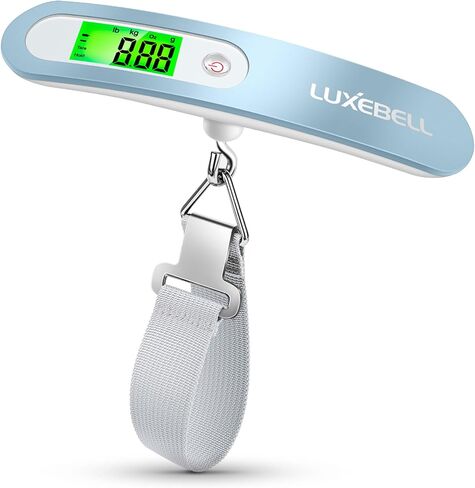Digital Luggage Scale Vacation Travel Essentials Accessories Gifts for Traveler Portable Suitcase Handheld Weight Scale 110 lbs Hanging Baggage Travel Must Haves in Saudi Arabia