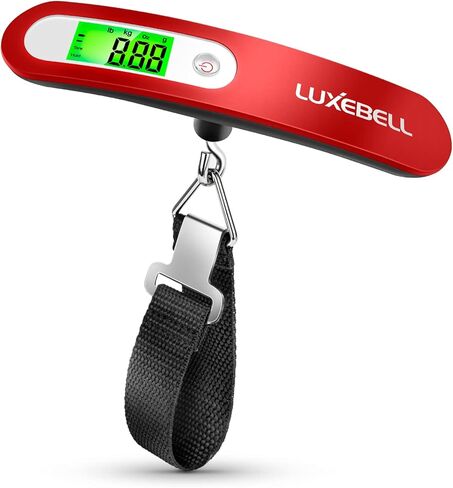 Digital Luggage Scale Vacation Travel Essentials Accessories Gifts for Traveler Portable Suitcase Handheld Weight Scale 110 lbs Hanging Baggage Travel Must Haves in Saudi Arabia