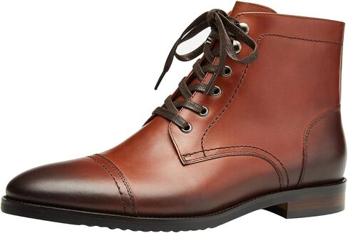 Santimon Men's Oxfords Formal Dress Boots For Men Business Casual Leather Ankle Boots in Saudi Arabia