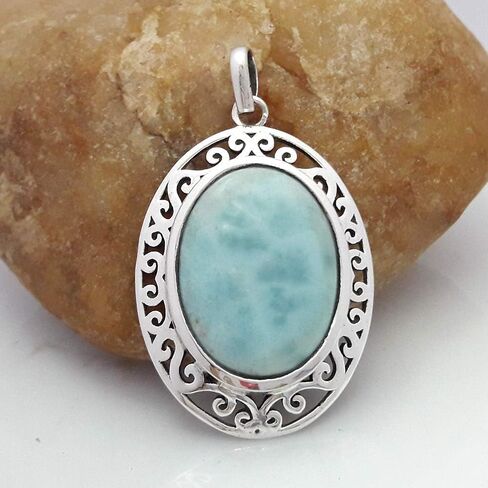 قوس قزح Moonstone قلادة الصلبة 925 فضة مجوهرات الأحجار الكريمة اليدوية قلادة هدية مجوهرات هدية عيد الميلاد in Kuwait