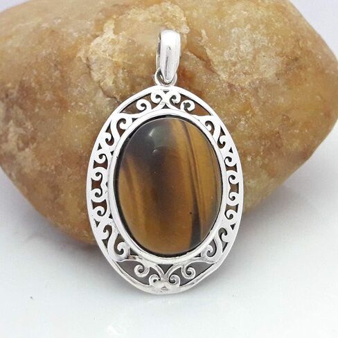 قوس قزح Moonstone قلادة الصلبة 925 فضة مجوهرات الأحجار الكريمة اليدوية قلادة هدية مجوهرات هدية عيد الميلاد in Kuwait