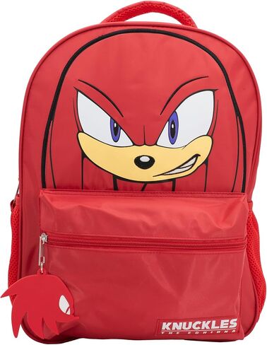 AI ACCESSORY INNOVATIONS Sonic The Hedgehog Backpack for Boys & Girls, Shadow 16 Inch Schoolbag with 3D Features, Durable School Bag for Kids in Kuwait