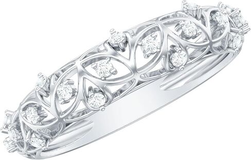 Certified Lab Grown Diamond Filigree Wedding Band, Ef-Vs Quality, Diamond Vintage Ring For Women - With Jewelry Box in Saudi Arabia