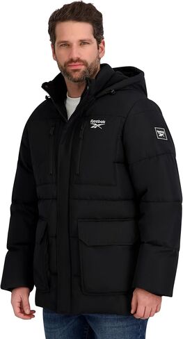 جاكيت Puffer Parka ثقيل الوزن للرجال من ريبوك in Saudi Arabia