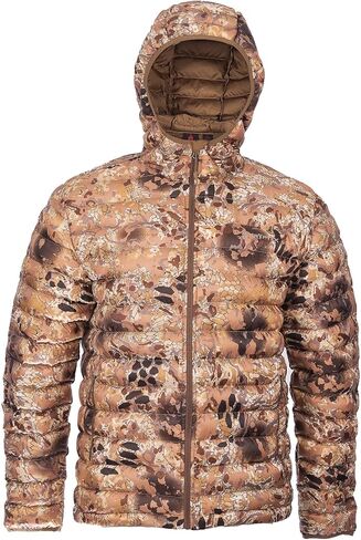 Kryptek Lykos II Men’s Jacket 800 Fill-Power Hybrid Insulation, Water-Resistant, Packable, Hooded Cold-Weather Coat in Saudi Arabia