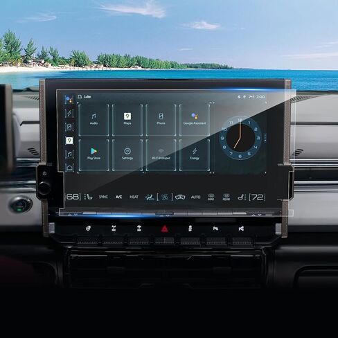 واقي شاشة Coleya (قطعتان) 2022 2023 Hummer EV Pickup/2024 Hummer EV SUV لشاشة لمس GMC Hummer EV مقاس 13.4 بوصة، 2022 2023 2024 ملحقات Hummer EV طبقة حماية عالية الوضوح 13.4 بوصة in Saudi Arabia