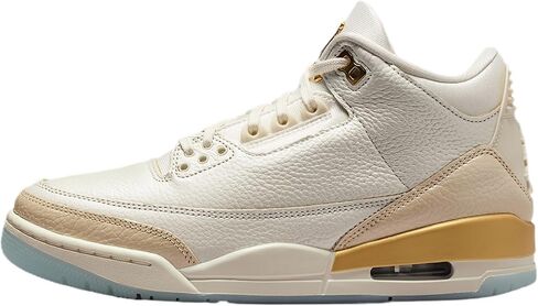 حذاء Air Jordan 3 Retro Sail and Pale Ivory للنساء (شراع/عاجي شاحب/ذهبي معدني/ذهبي الفريق) in Kuwait