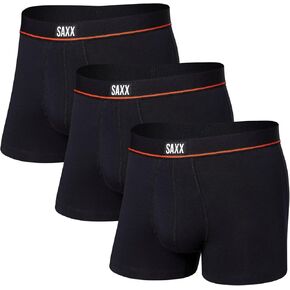 SAXX Underwear Co. Men's Non-Stop Stretch Cotton Trunk Fly 3-Pack in Kuwait