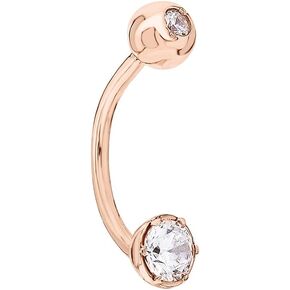 14K Gold Round Belly Button Piercing – Curved Navel Ring, Floating Belly Button Jewelry, Handmade Body Piercing Gift. in Saudi Arabia