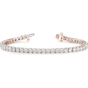 10 Carat Classic Diamond Tennis Bracelet 14K Rose Gold Value Collection in Saudi Arabia
