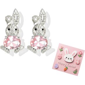 Easter Earrings for Women Bunny Earrings Easter Eggs Rabbit Drop Earrings Cute Easter Basket Stuffers Easter Gifts for Girls in Kuwait