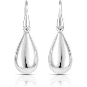 Modern Chic Teardrop .925 Sterling Silver Dangle Earrings in Kuwait