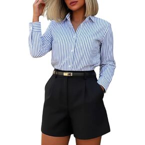 Tbahhir Women Dressy Shorts Casual 2026 Summer High Waisted Wide Leg Short Pants Pleated Work Trousers Business Office in Saudi Arabia