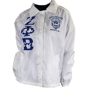 جاكيت Buffalo Dallas Zeta Phi/Φ Beta Crossing Line [أبيض] - ID#149897-170-8-0-0 in Kuwait