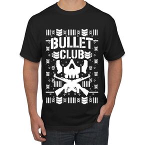 Bullet Club Wrestling Bone Soldier Ugly Christmas Sweater Men's T-Shirt in Saudi Arabia