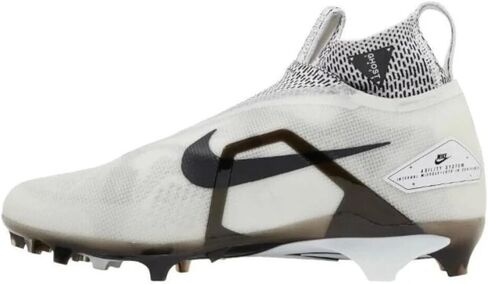 حذاء كرة القدم Nike Alpha Menace Elite 3 Mid للرجال باللون الأبيض والأسود والبني CT6648-100 مقاس 13 متوسط ​​أمريكي in Kuwait