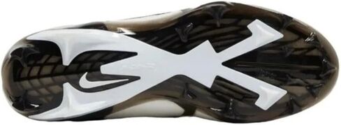 حذاء كرة القدم Nike Alpha Menace Elite 3 Mid للرجال باللون الأبيض والأسود والبني CT6648-100 مقاس 13 متوسط ​​أمريكي in Kuwait