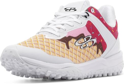 Boombah Viper Men's Turf Shoes - Ice Cream - Multiple Color Options - Multiple Sizes in Saudi Arabia