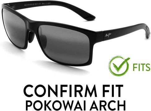عدسات APEX Polarized PRO+ بديلة لنظارات Maui Jim Pokowai Arch MJ439 الشمسية (بنفسجي) in Kuwait