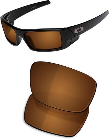 OSharp Replacement Lenses for Oakley Gascan OO9014-60mm Sunglasses - HD Polarized, Mirrored, UV Protection & Perfectly Fit in Saudi Arabia