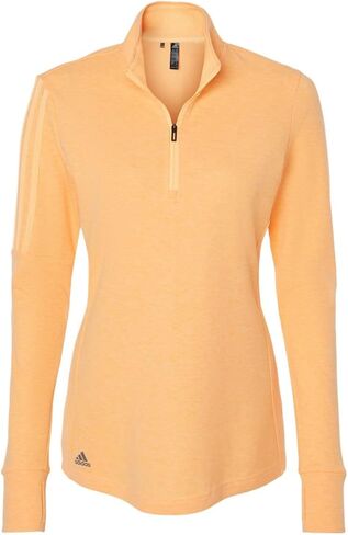 Adidas Women's 3-Stripes Quarter-Zip Sweater With Custom Embroidery in Saudi Arabia