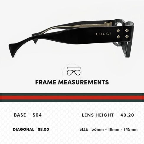 Gucci GG1707O Lettering Logo Rectangular Shape Eyeglasses with eSHADES Luxury Eyewear Kit - Embrace Sophistication and Elegance in Saudi Arabia