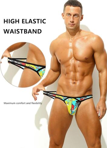 Mens Mesh Underwear Sexy Low Rise Brief Bulge Pouch Breathable Panties in Saudi Arabia