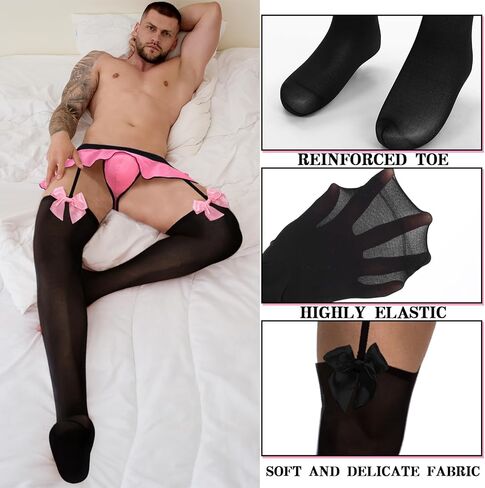 2 Sets Men's Sissy Skirted Thong Panties Bowknot Low Rise G-string Bikini Briefs Underwear Sexy Lingerie for Men in Saudi Arabia