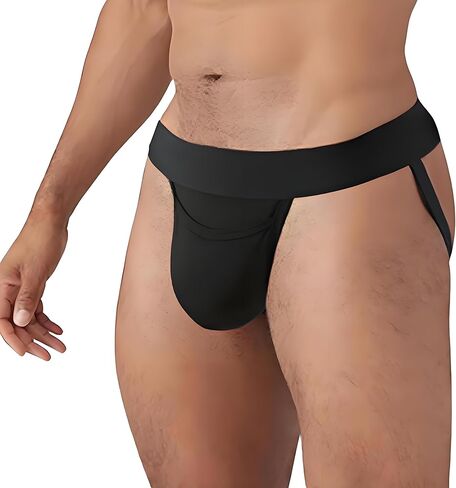 Vasectomy Jockstrap for Men, Testicular Support Underwear with Elastic Waistband, Snug Fit for Post-Surgery Recovery in Saudi Arabia