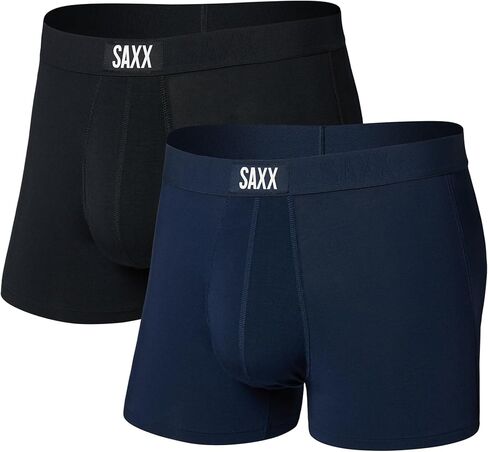 SAXX الملابس الداخلية شركة الرجال فائقة النعومة الجذع الذبابة 2-حزمة in Saudi Arabia