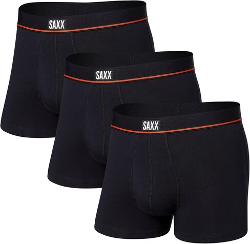 SAXX Underwear Co. Men's Non-Stop Stretch Cotton Trunk Fly 3-Pack in Kuwait