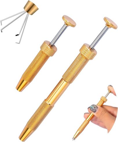 2PC Upgraded Anti-slip Piercing Taper Ball Grabber Tool for Changing Jewelry-Regular and Long Body Piercing Kit for Changing Ear/Eyebrow/Lip/Septum/Belly Piercing Jewelry in Kuwait