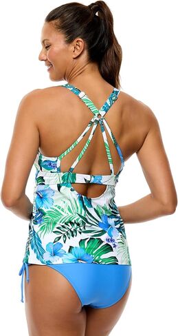Next by Athena Womens Aloha Lunge Sport Tankini Swimsuit Top in Saudi Arabia