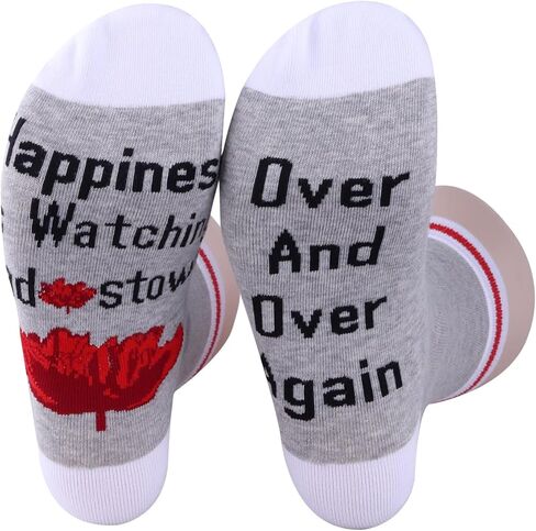 PXTIDY Hadestown Musical Socks Broadway Musical Gifts Happiness Is Watching Hadestown Theatre Novelty Socks Theater Gifts in Kuwait
