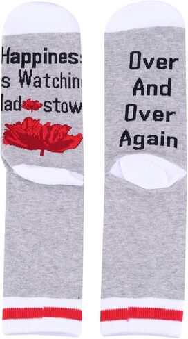 PXTIDY Hadestown Musical Socks Broadway Musical Gifts Happiness Is Watching Hadestown Theatre Novelty Socks Theater Gifts in Kuwait