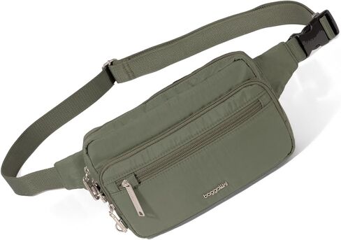 Baggallini Securtex® Anti-theft Belt Bag - Fanny Pack for Women RFID Wallet Locking Zipper - Travel Bag Crossbody Purse in Saudi Arabia