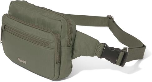 Baggallini Securtex® Anti-theft Belt Bag - Fanny Pack for Women RFID Wallet Locking Zipper - Travel Bag Crossbody Purse in Saudi Arabia