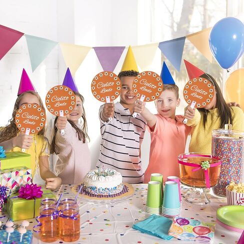 50Pcs Cielito Lindo Hand Fans Plastic Handheld Fan Platos De Barro Terracotta Flower Party Favor Fans for Mexican Fiesta Birthday Baby Shower in Saudi Arabia