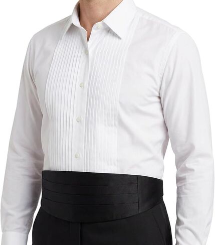 للرجال من Black Cumberbund، Cummerbund مع شريط قابل للتعديل للرجال، وحفلات الزفاف، والحفلات الراقصة والمناسبات الرسمية (أسود، 34 بوصة) in Kuwait
