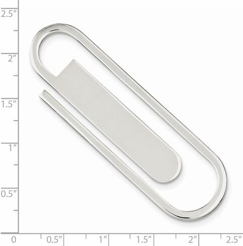 Solid 925 Sterling Silver Bookmark Money Clip in Saudi Arabia