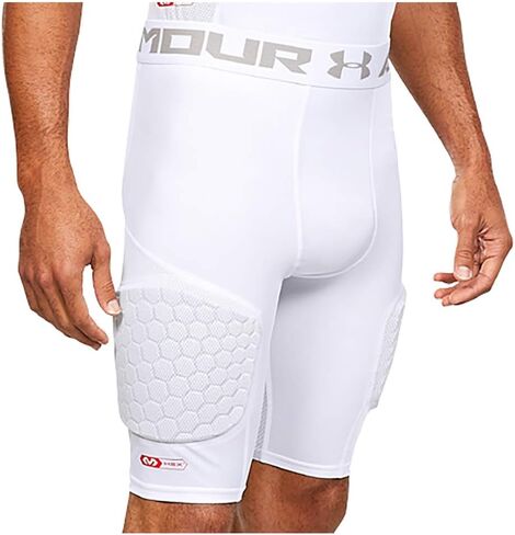 UNDER ARMOUR Gameday Armour 3-Pad Short Bball-BLK,MD in Kuwait