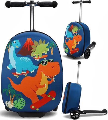 emissary Kids Luggage With Wheels For Boys Girls, Kids Suitcases With Wheels For Boys Girls, Dinosaur Kids Luggage Set, Kids Carry on Luggage with Wheels, Toddler Rolling Suitcase For Boys Girls in Saudi Arabia