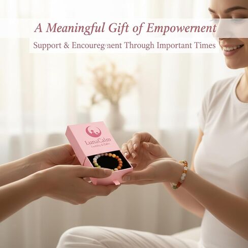 Bracelet Fertility for Women - Pregnancy Gift for First-Time Mom, Natural Crystal Stretch Bracelet, The Gentle Companion, Mothers Day Jewelry in Saudi Arabia